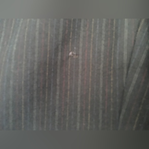 Vintage Austin Reed Wool 2 Button Men's Blazer Black Pin Stripe - Picture 4 of 16